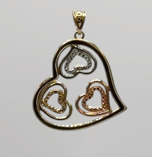 Heart Charms 14K
