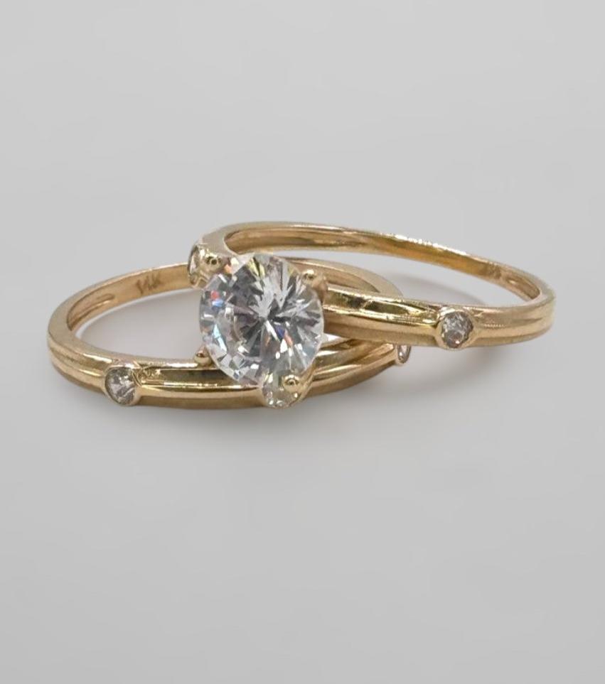 wedding rings 14K