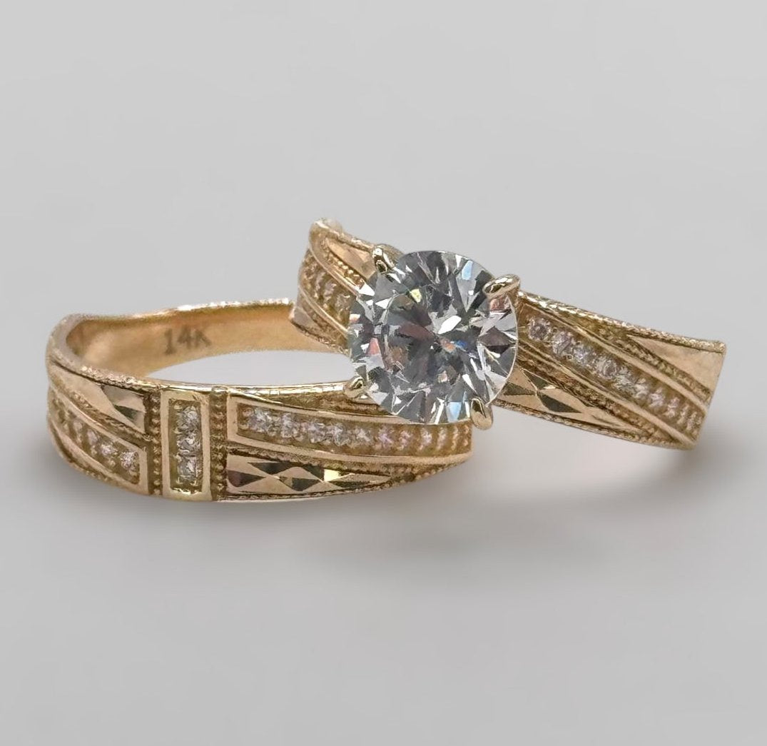 wedding rings 14K