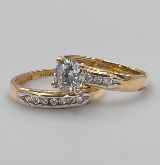 wedding rings 14K