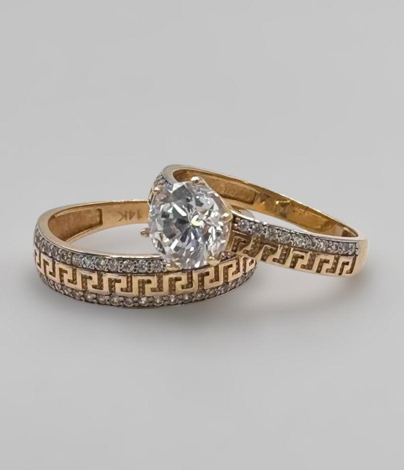 wedding rings 14K