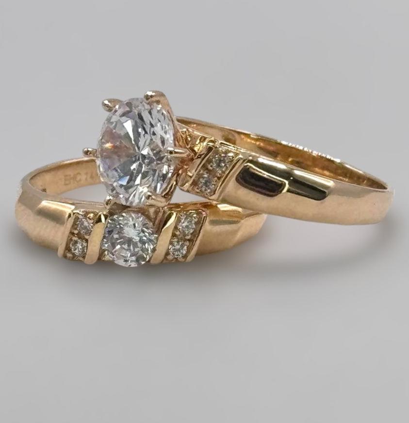 wedding rings 14K