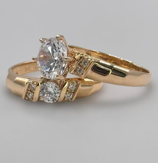 wedding rings 14K