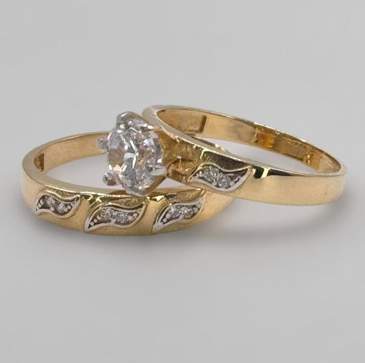 wedding rings 14K
