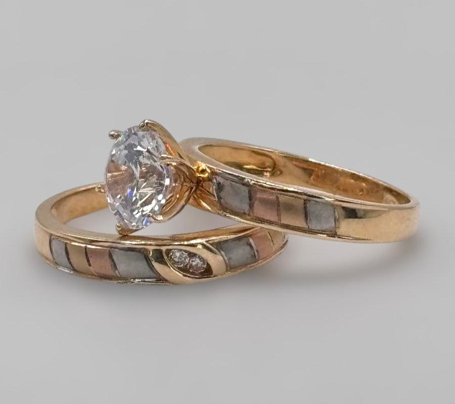 wedding rings 14K