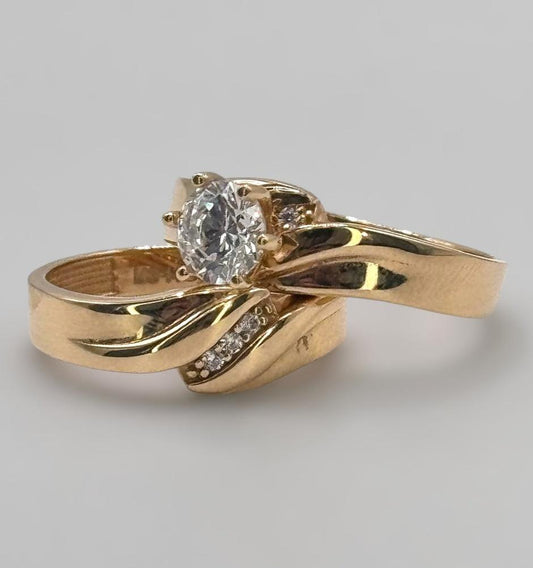 wedding rings 14K