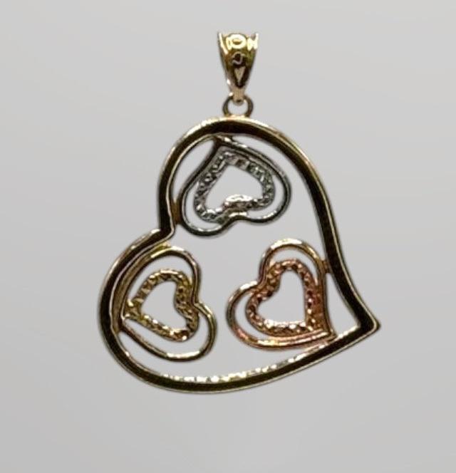 Heart Charms 14K