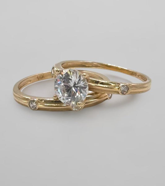 wedding rings 14K