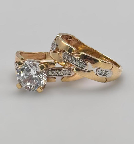 wedding rings 14K