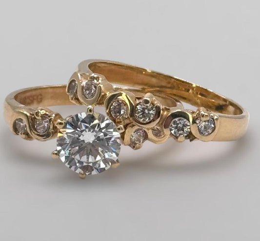 wedding rings 14K