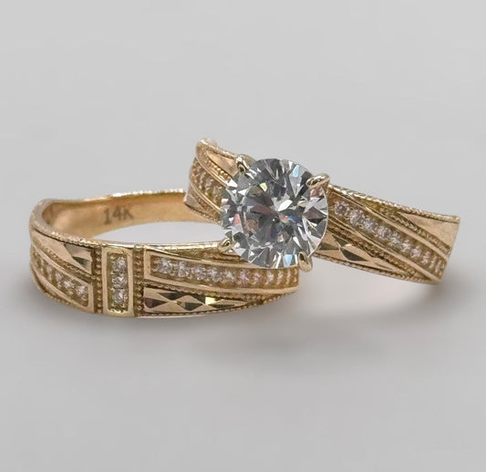 wedding rings 14K