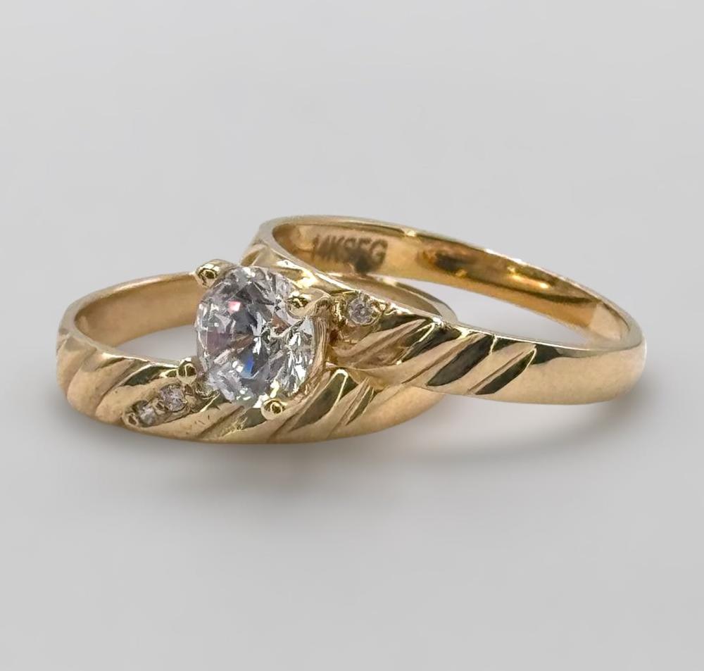 wedding rings 14K