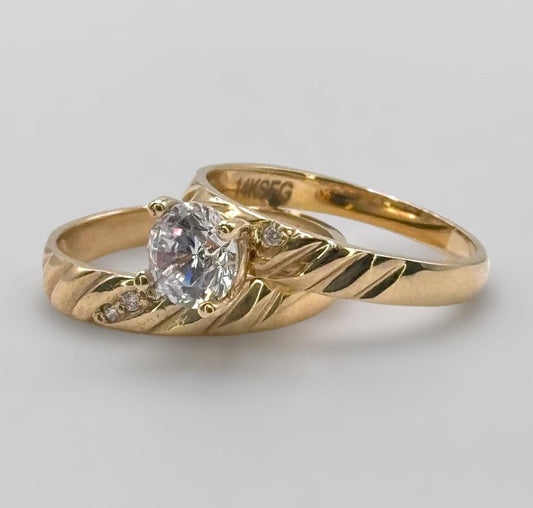 wedding rings 14K