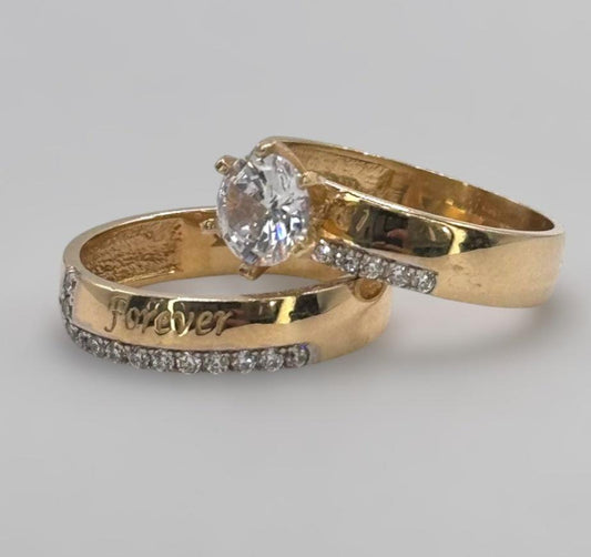wedding rings 14K