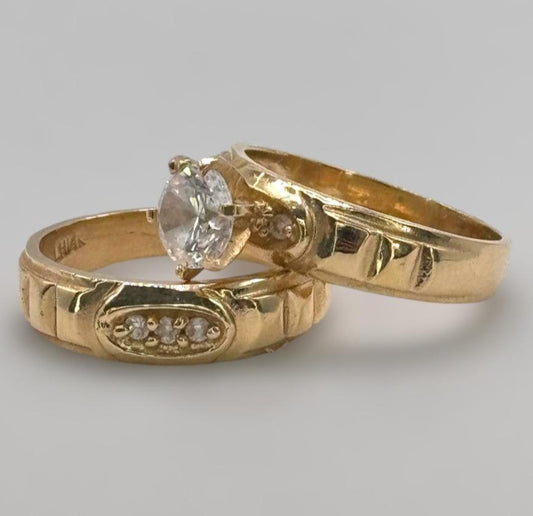 wedding rings 14K