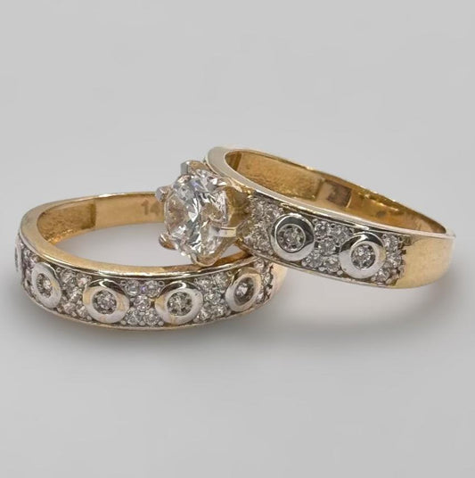wedding rings 14K