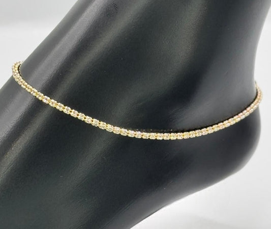 Foot Bracelet  14K
